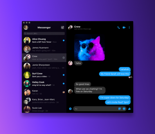 Facebook lansează aplicația Messenger pentru Windows și Mac OS