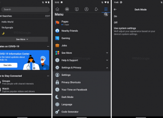Noi capturi de ecran prezintă viitoare funcții pentru Facebook, inclusiv dark mode