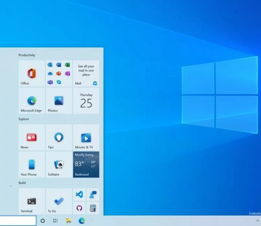 Microsoft anunță noul look al meniului de Start din Windows 10