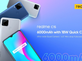 Realme C15 este lansat cu o baterie de 6000mAh, Helio G35 și prețul lui începe de la 117€