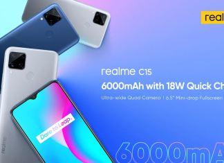 Realme C15 este lansat cu o baterie de 6000mAh, Helio G35 și prețul lui începe de la 117€