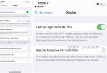 Noi capturi de ecran sugerează că iPhone 12 Pro Max va avea ecran de 120Hz și senzor LiDAR
