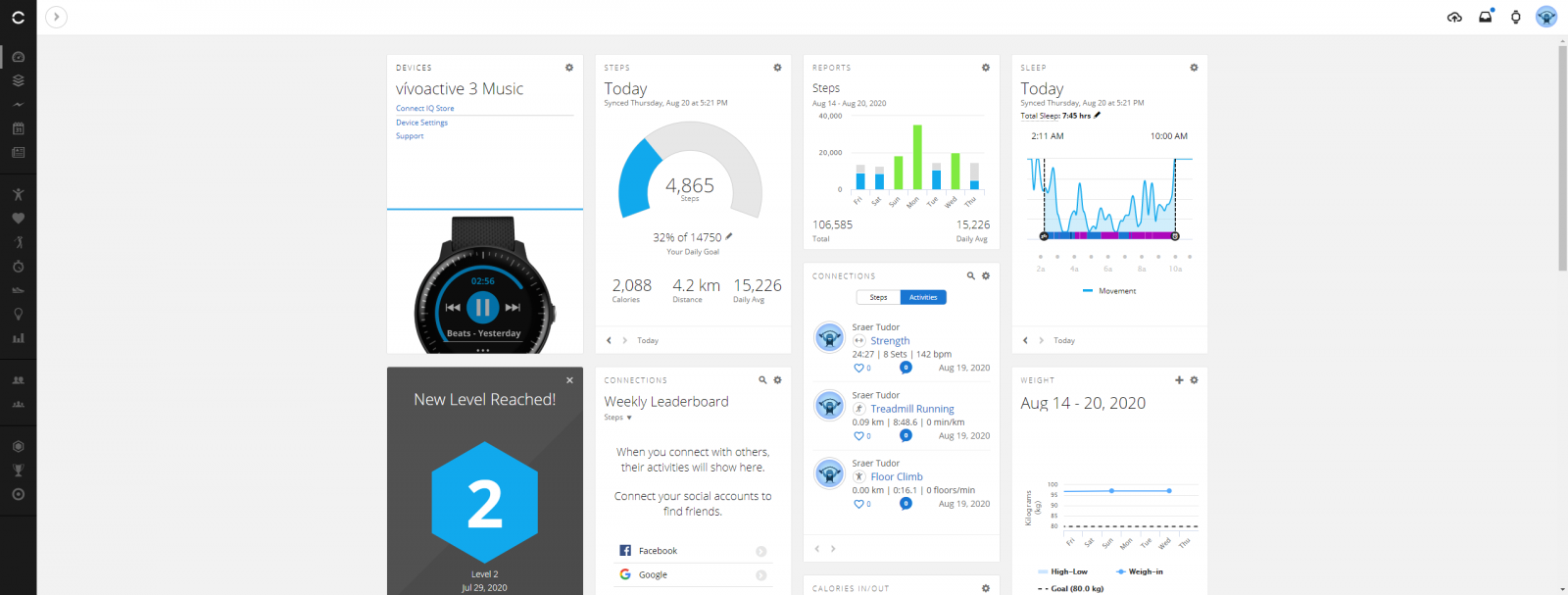 garmin vivo connect 3
