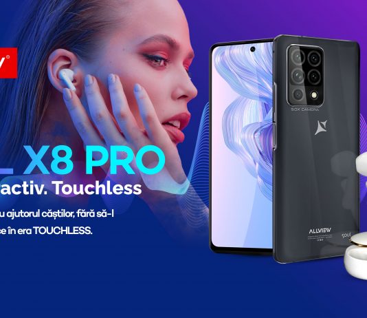 Allview lansează noul Soul X8 Pro – Terminal cu un setup penta-camera, display generos și funcții Touchless