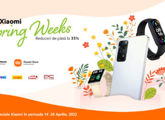 Xiaomi anunță reduceri de până la 35% la cele mai populare produse din România în cadrul Xiaomi Spring Weeks 2022