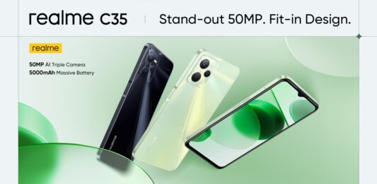 realme lansează modelul C35, un entry level cu cameră de 50MP și design deosebit