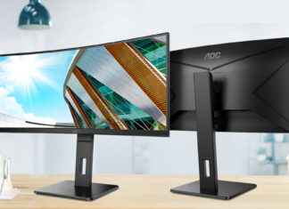 AOC lansează monitorul perfect pentru multitasking: 34″ ultrawide cu USB-C la 65 W