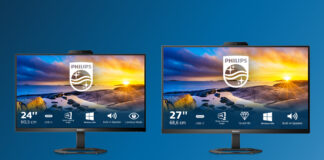 Noile monitoare Philips cu camere web de 5 MP sunt concepute pentru business și divertisment