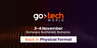 GoTech World revine în format fizic cu cea de-a XI-a ediție, pe 3 și 4 noiembrie 2022, la Romexpo, Pavilionul B1