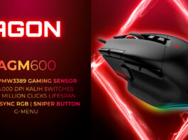 AGON by AOC lansează mouse-ul de gaming de înaltă performanță AGM600 pentru gameri dedicați