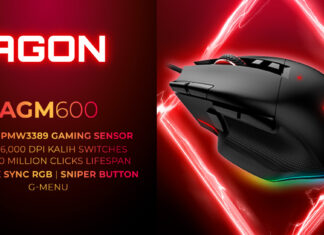 AGON by AOC lansează mouse-ul de gaming de înaltă performanță AGM600 pentru gameri dedicați