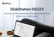 Synology anunță disponibilitatea modelului DS223, un NAS accesibil cu 2 bay-uri