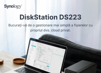 Synology anunță disponibilitatea modelului DS223, un NAS accesibil cu 2 bay-uri