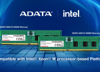 ADATA – lider în industrie prin lansarea primului modul de memorie overclockată compatibilă cu noile procesoare Intel® Xeon® W