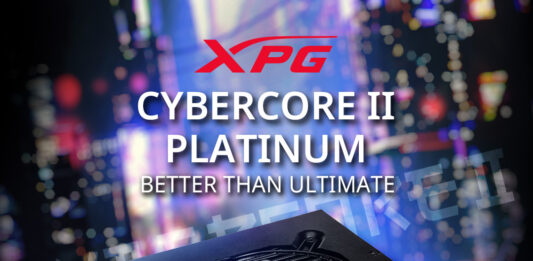 XPG lansează sursa CYBERCORE II certificată ATX3.0 Platinum și PCIe 5.0 ready