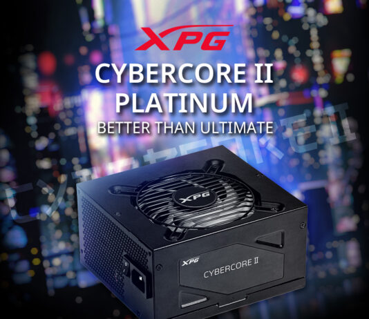 XPG lansează sursa CYBERCORE II certificată ATX3.0 Platinum și PCIe 5.0 ready