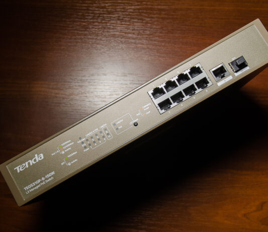 Energie și control, cu switch-ul PoE Tenda TEG5310P-8-150W