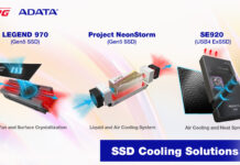 Soluțiile de răcire pentru SSD de la ADATA debutează la Computex