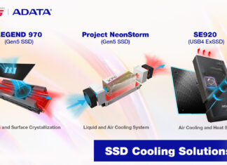 Soluțiile de răcire pentru SSD de la ADATA debutează la Computex