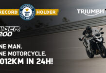IVAN CERVANTES a revendicat titlul GUINNESS WORLD RECORDS pentru cea mai mare distanță parcursă pe o motocicletă în 24 de ore cu un TIGER 1200 GT EXPLORER