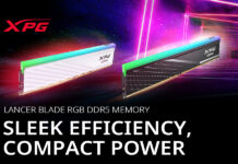 XPG lansează memoriile LANCER BLADE DDR5 cu radiator cu profil redus și un raport preț-performanță ridicat