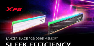 XPG lansează memoriile LANCER BLADE DDR5 cu radiator cu profil redus și un raport preț-performanță ridicat