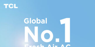 TCL, desemnată marca nr. 1 mondială de aparate de aer condiționat Fresh Air