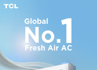 TCL, desemnată marca nr. 1 mondială de aparate de aer condiționat Fresh Air