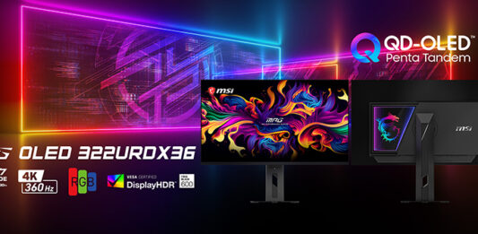 Primul monitor de gaming QD-OLED cu Triple Mode din lume: MPG OLED 322URDX36, 31,5 inci, 4K 360Hz