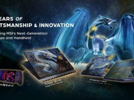 MSI lansează consola Claw 8 EX AI+ cu Intel® Arc G3 Extreme și Titan 18 HX Dragon Edition Draco Epic