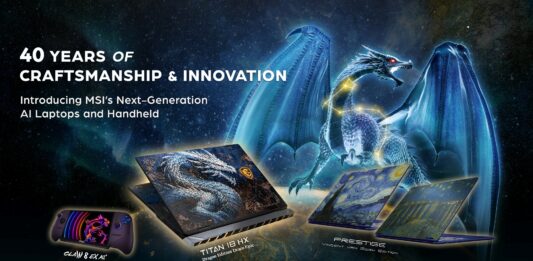 MSI lansează consola Claw 8 EX AI+ cu Intel® Arc G3 Extreme și Titan 18 HX Dragon Edition Draco Epic
