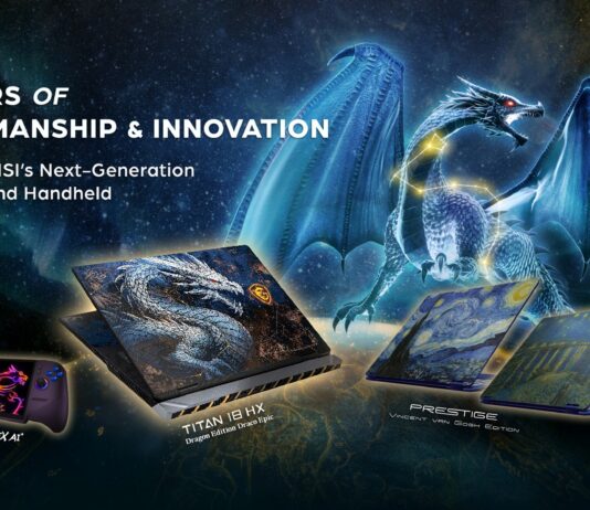 MSI lansează consola Claw 8 EX AI+ cu Intel® Arc G3 Extreme și Titan 18 HX Dragon Edition Draco Epic